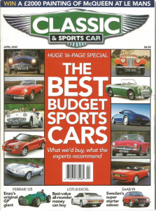 CLASSIC & SPORTSCAR 2003 APR - FERRARI 125, SAAB 99, EXCEL, OPRON